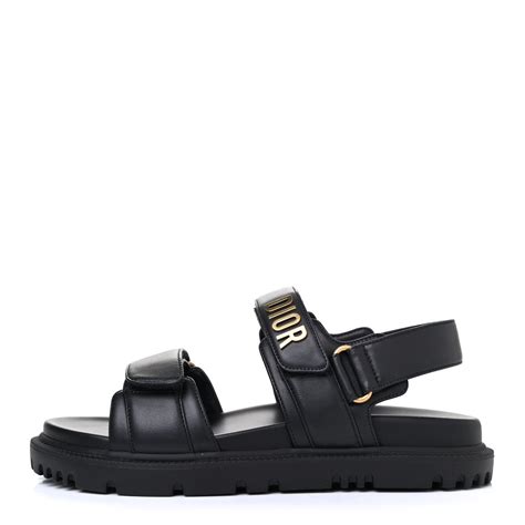 dior black sandals|christian Dior ladies sandals.